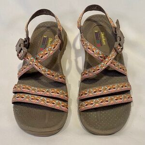 Skechers Reggae Dream Weaver Women’s Multicolored Sandals-Size 7